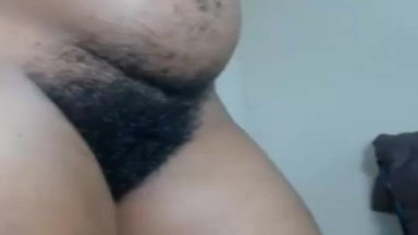 Webcam amateur africaine poilue